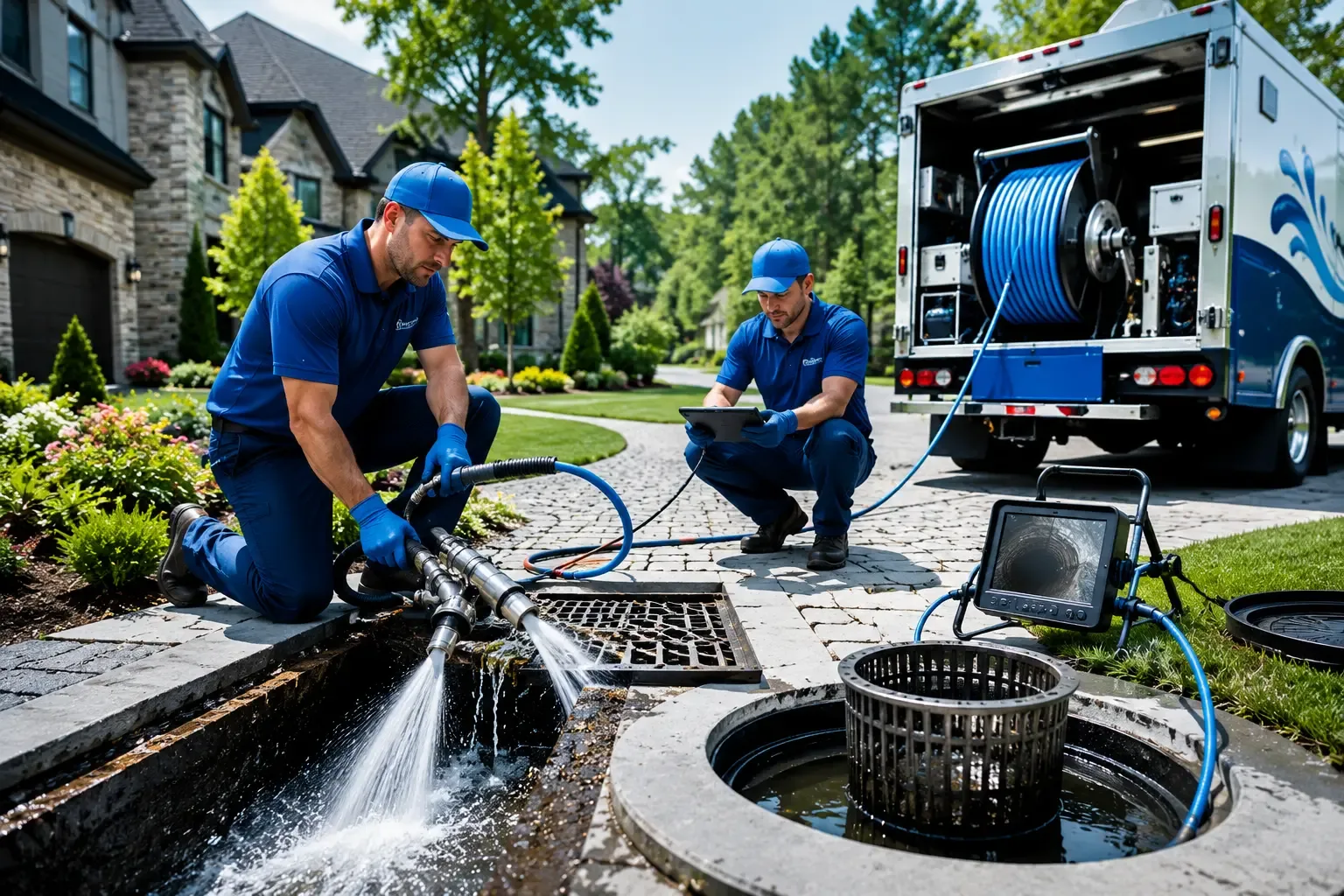 Local outdoor drain cleaning professionals in New Memphis, IL