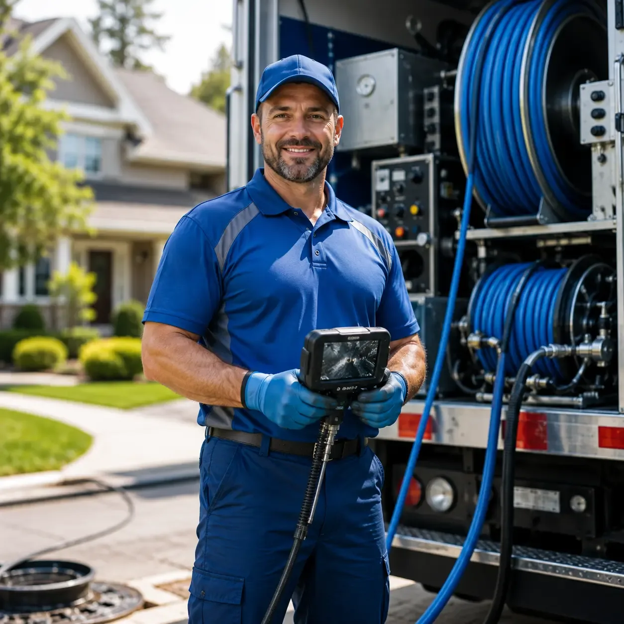 Local outdoor drain cleaning specialists in New Memphis, IL